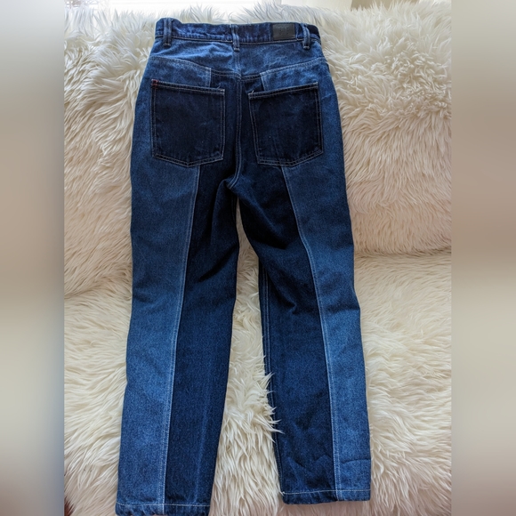 BDG Urban Outfitters High-waisted Colorblock Mom Jeans Sz.24 - Picture 3 of 7